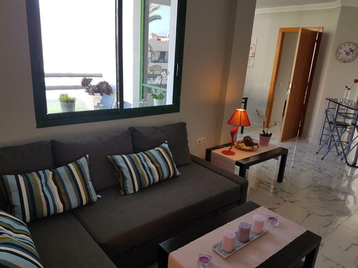 Apartment Casa Palmera Only 150 Meters To The Beach, Heated Pool, Wifi, Sat-Tv, Balcony With Poolview Arona  Exterior foto